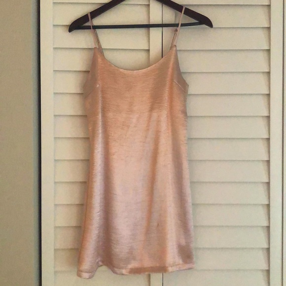 Satiny Slip Dress - Picture 1 of 7